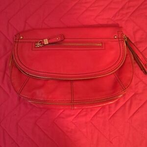 Nine West Hot Pink Clutch